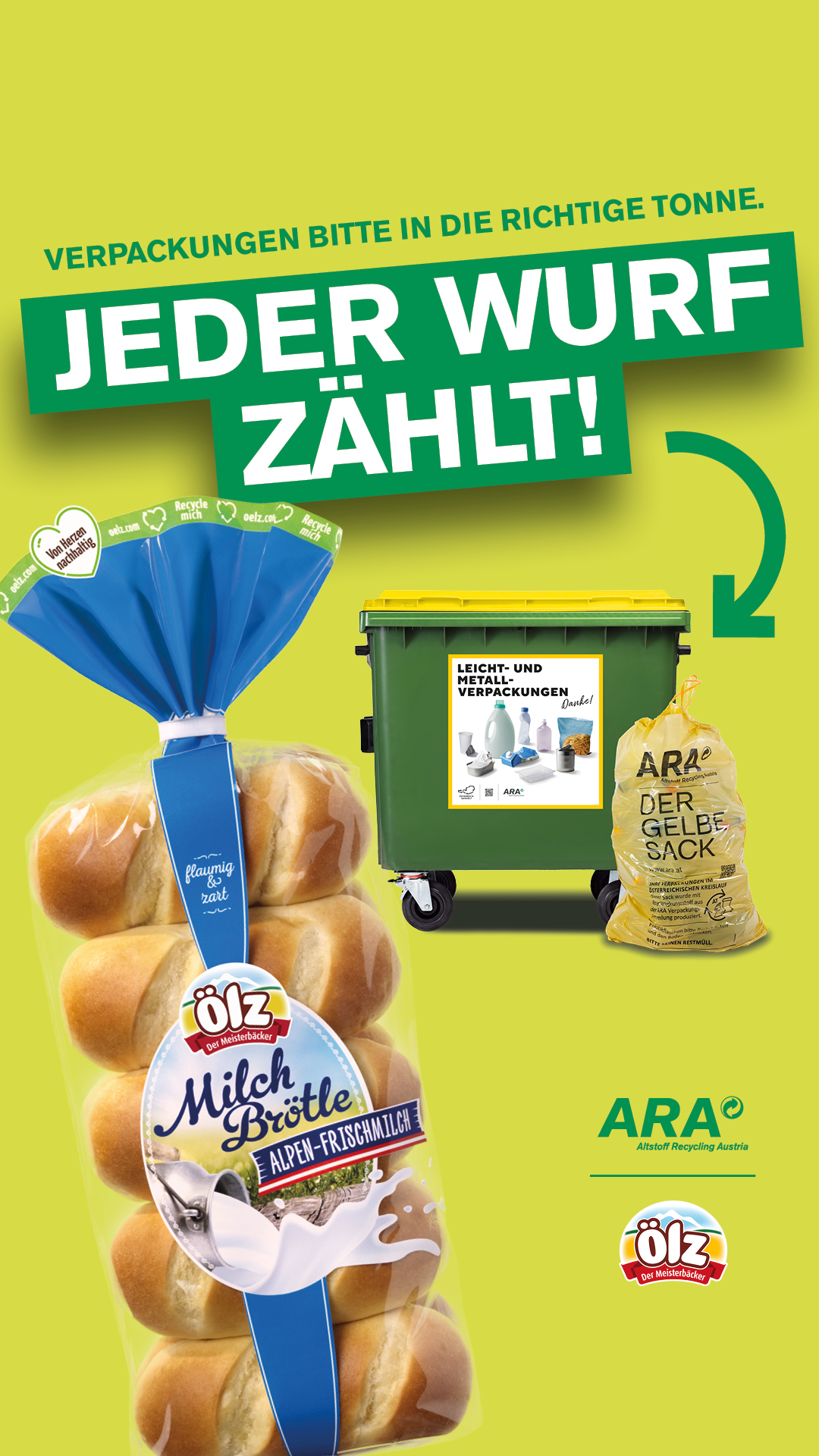 Jeder Wurf zählt -  Verpackung im Kreislauf