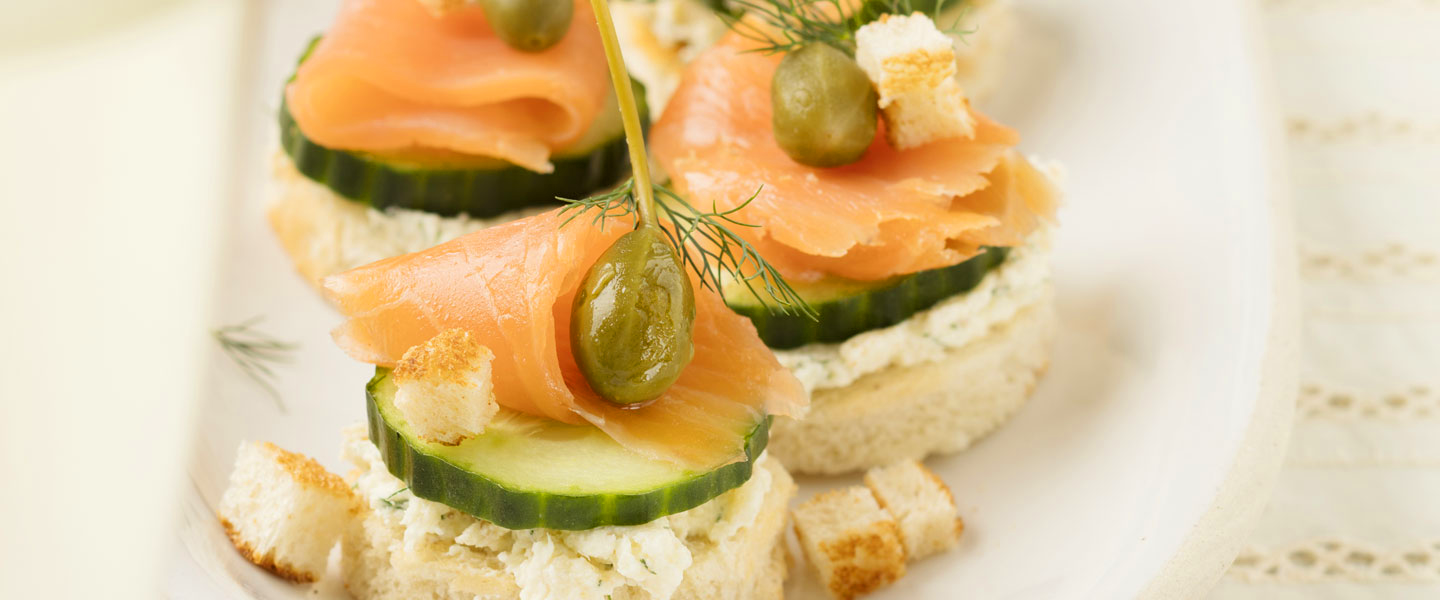 Ölz Butter Toast Lachs Canapes