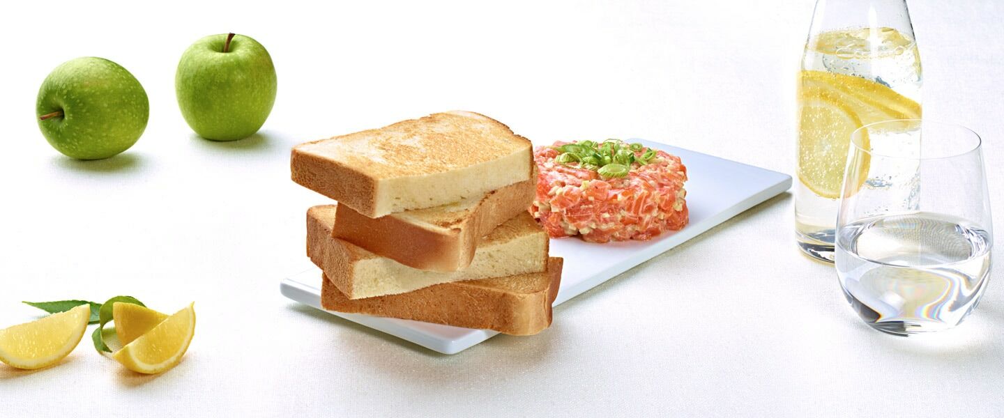 Ölz RIESEN TOAST mit Lachstartar