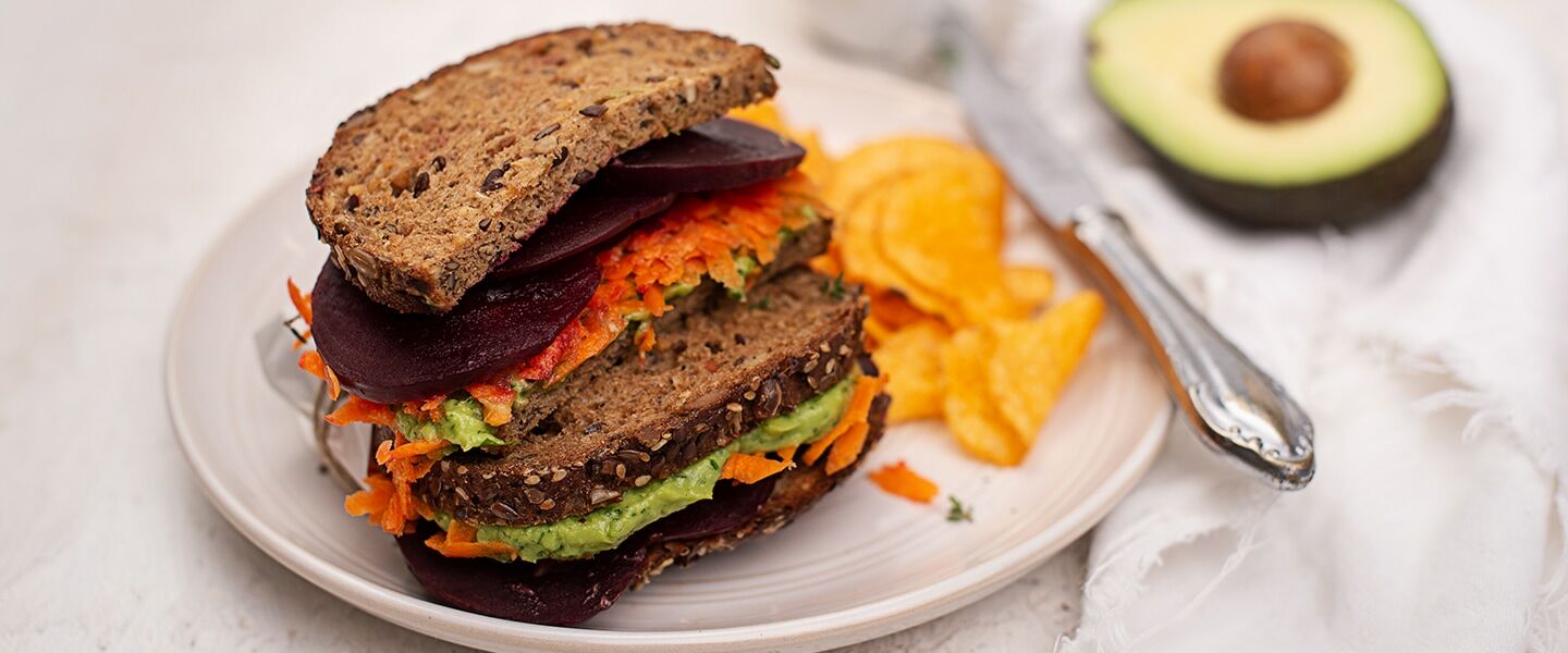 Ölz Eiweißbrot Regenbogensandwich