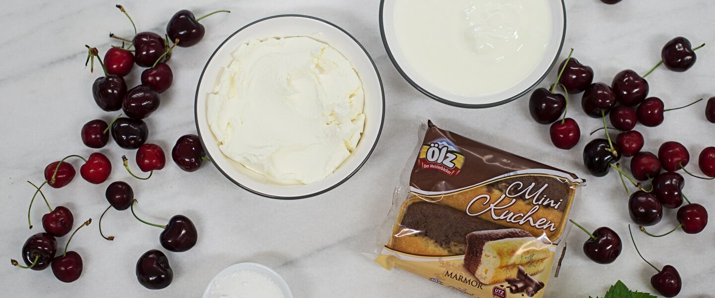 Ölz Mini Kuchen Marmor Schichtdessert
