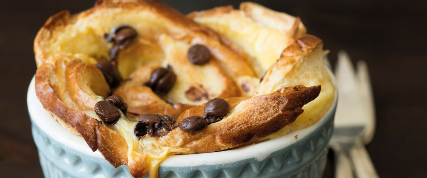 Ölz Butter Brioche als Schokoauflauf