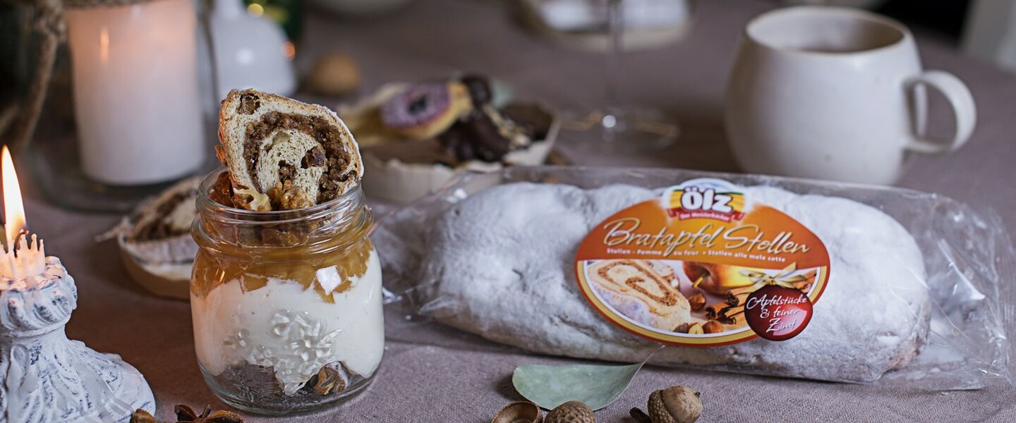 Ölz Bratapfel Stollen als Bratapfel Tiramisu