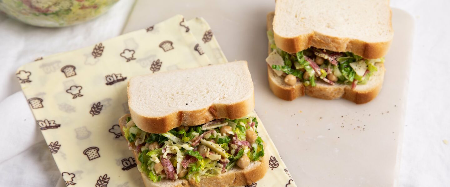 Ölz Weißbrot mit La Scala Chopped Salad