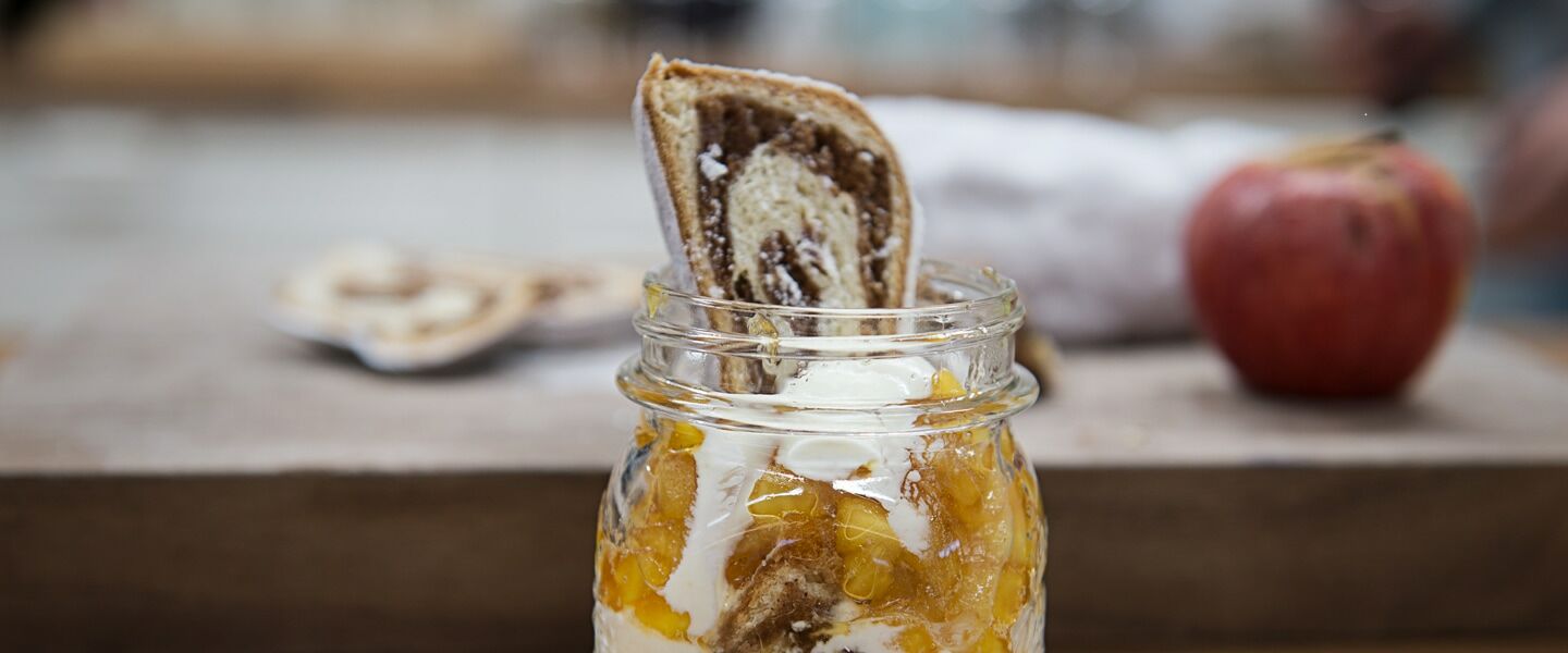 Ölz Bratapfel Stollen als Bratapfel Tiramisu