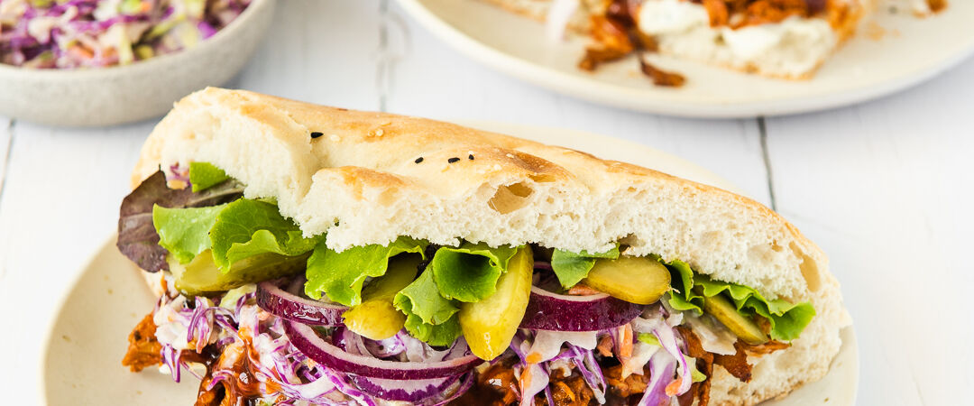 Fladenbrot mit Pulled Pork