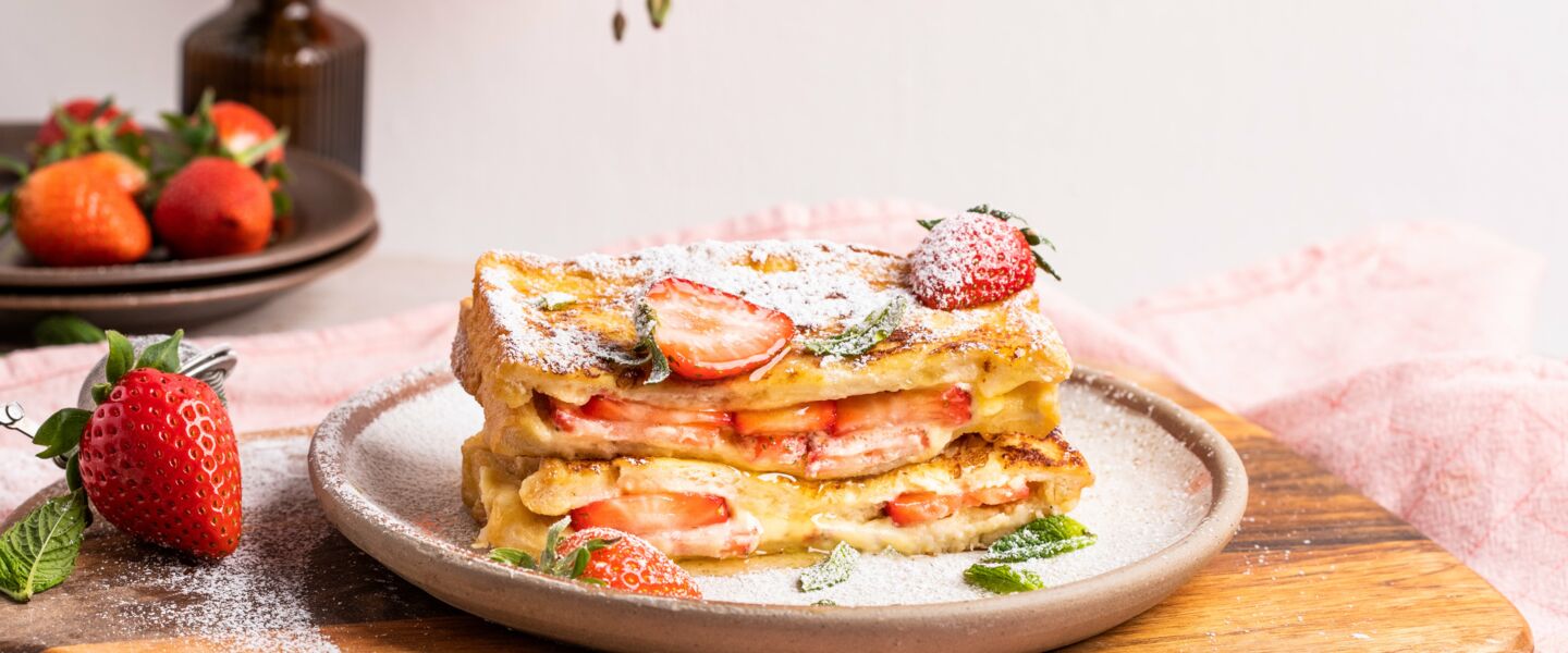 Gefüllter French Toast mit Ölz Super Soft Sandwich