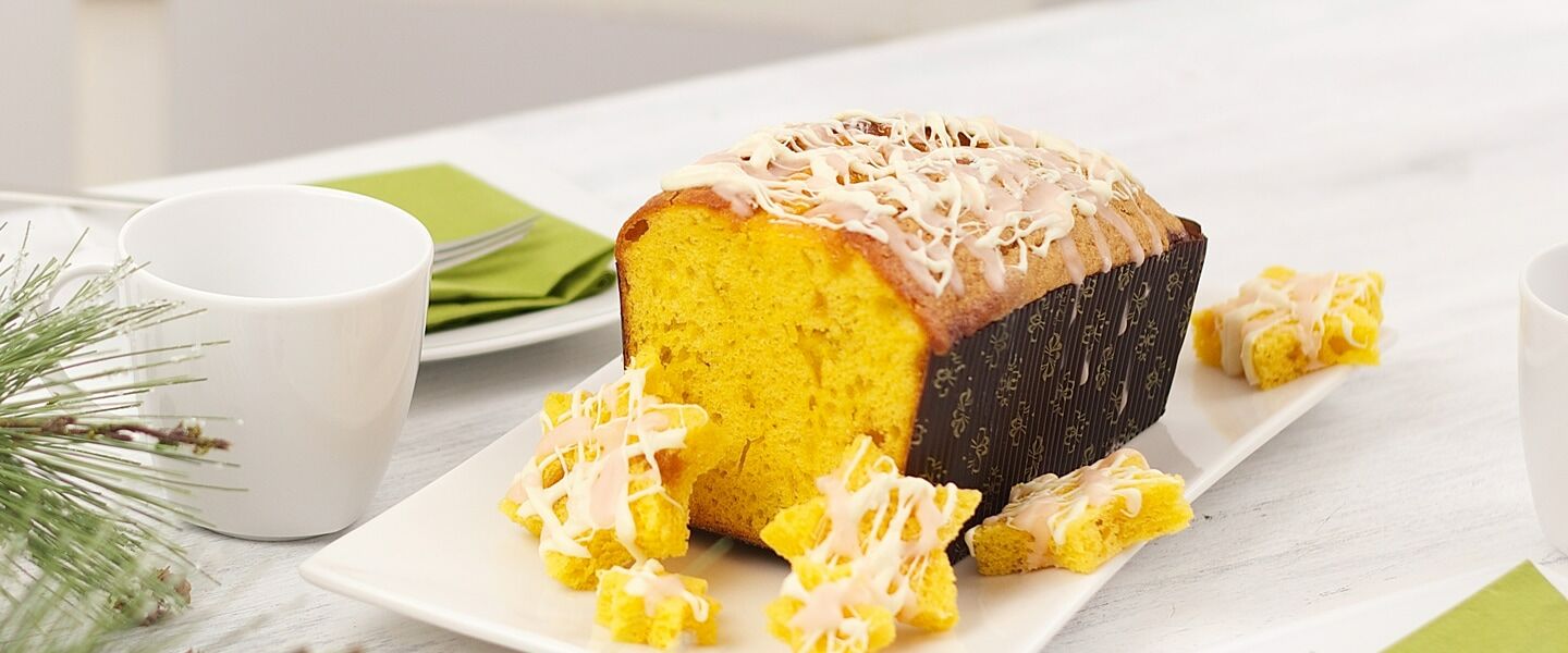 Ölz Winterkuchen Orange mit Orangenpunsch Glasur