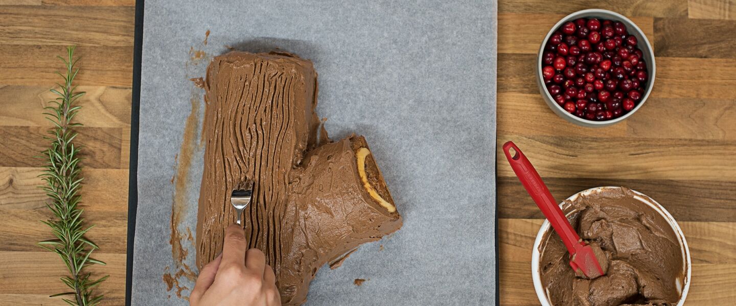 Ölz Nuss Stollen als Baumkuchen