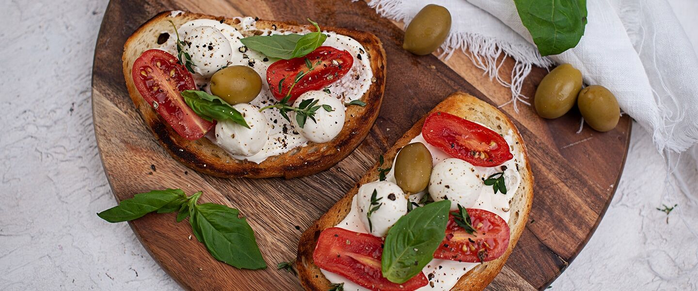 Ölz Weißbrot á la Caprese
