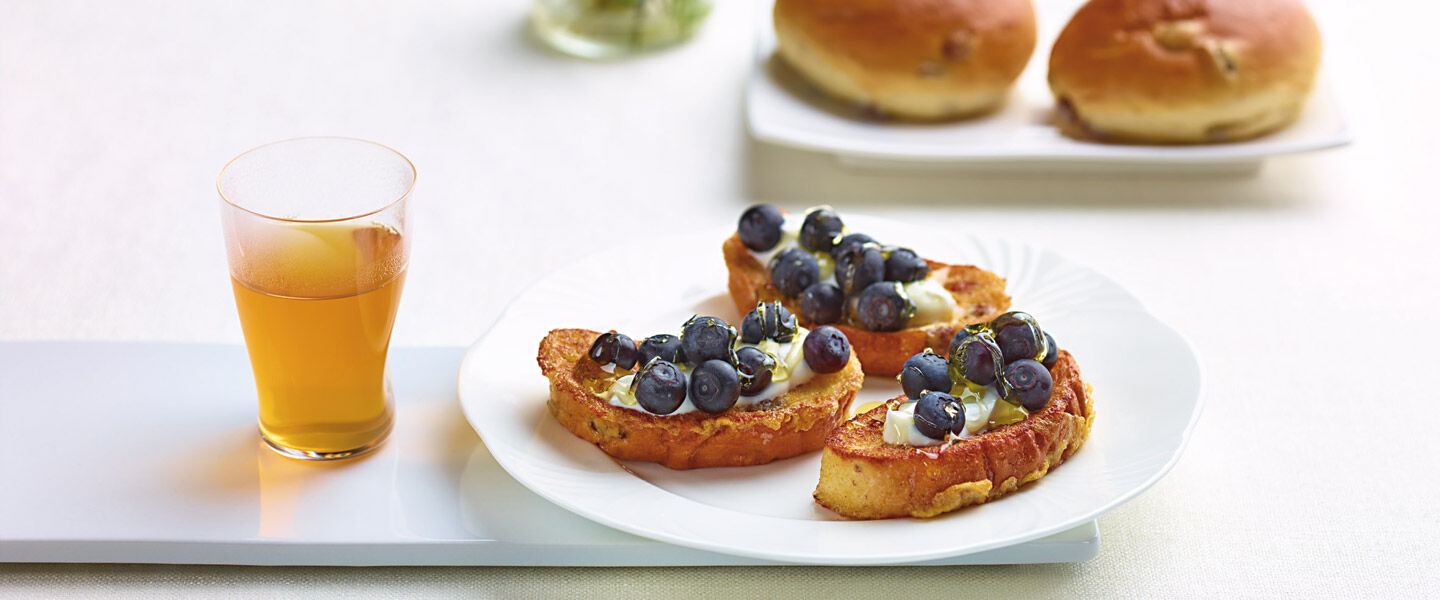 Ölz Rosinen Brötchen à la French Toast