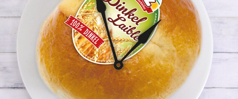 Ölz Meisterbäcker Dinkel Laible Uhr