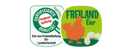 Eier aus Freilandhaltung: agroVet Zertifizierung
