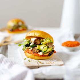 Brioche Burger Brötle_Hirtenkäse Brioche Burger Brötle_Hirtenkäse