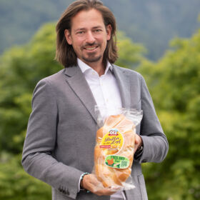 Florian Ölz with Ölz Butter Sweet Bread Plait