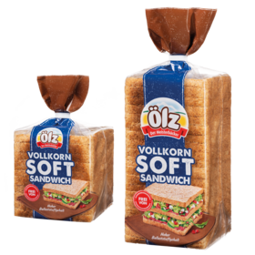 Ölz Meisterbäcker Vollkorn Soft Sandwiches 375g und 750g