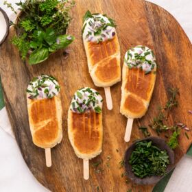 Ölz Milchbrötle Käsetoast am Stiel Ölz Milchbrötle Käsetoast am Stiel