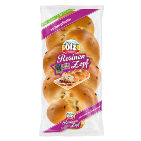Ölz Meisterbäcker Rosinenzopf 600g Export