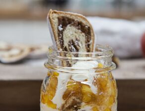 Ölz Bratapfel Stollen als Bratapfel Tiramisu