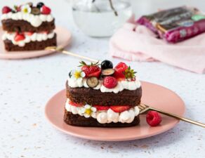 Ölz Schoko Küchlein als Beeren Törtchen