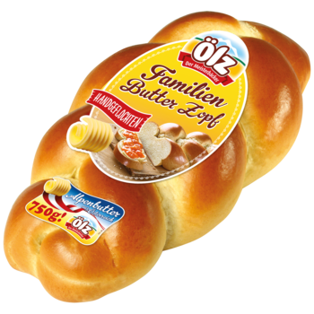 Ölz Familien Butter Zopf - Familienfrühstück