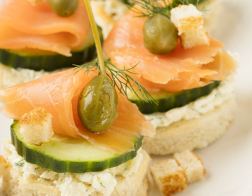 Ölz Butter Toast Lachs Canapes