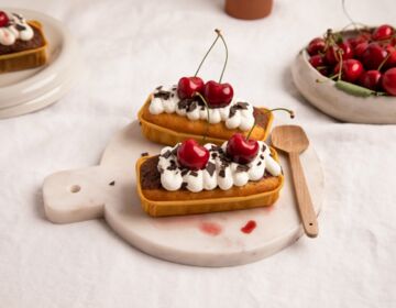Ölz Mini Marmor Kuchen mit Schwarzwälder Kirschtopping