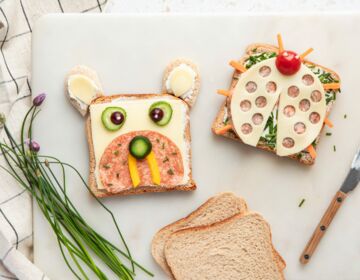 Kinder Jause mit dem Ölz Dinkel Soft Sandwich