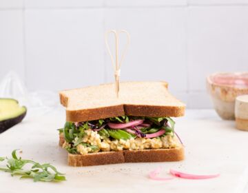Ölz Dinkel Soft Sandwich mit veganem "Tuna"-Aufstrich