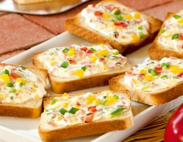 Überbackene Schinkentoastpizza Wahnsinnig lecker und perfekt für Partys!!