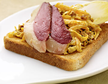 Ölz Mehrkorn Toast mit Entenbrust & Kürbis