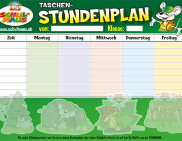 Ölz SCHULMAUS Stundenplan - Ölz Meisterbäcker