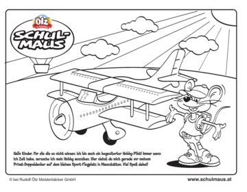 Ölz SCHULMAUS Flugzeug - Ölz Meisterbäcker