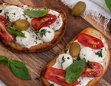 Ölz Weißbrot á la Caprese