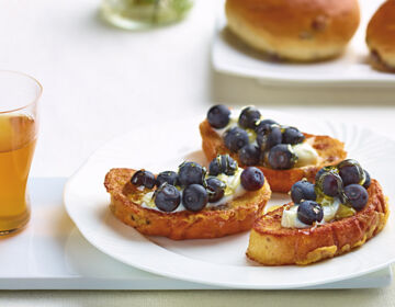 Ölz Rosinen Brötchen à la French Toast