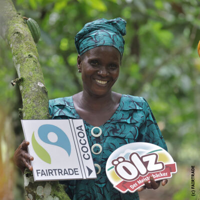 Victorienne Fle FAIRTRADE Kakaobäuerin