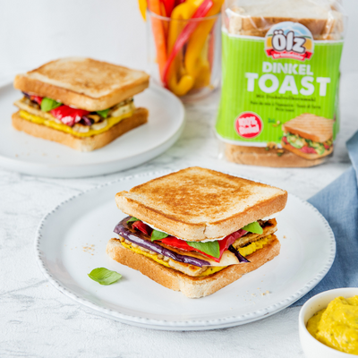 Vegetarisches Ölz Dinkel Toast - Quadratisch